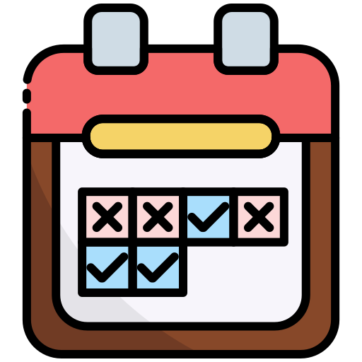 Ikona planowania i harmonogramów