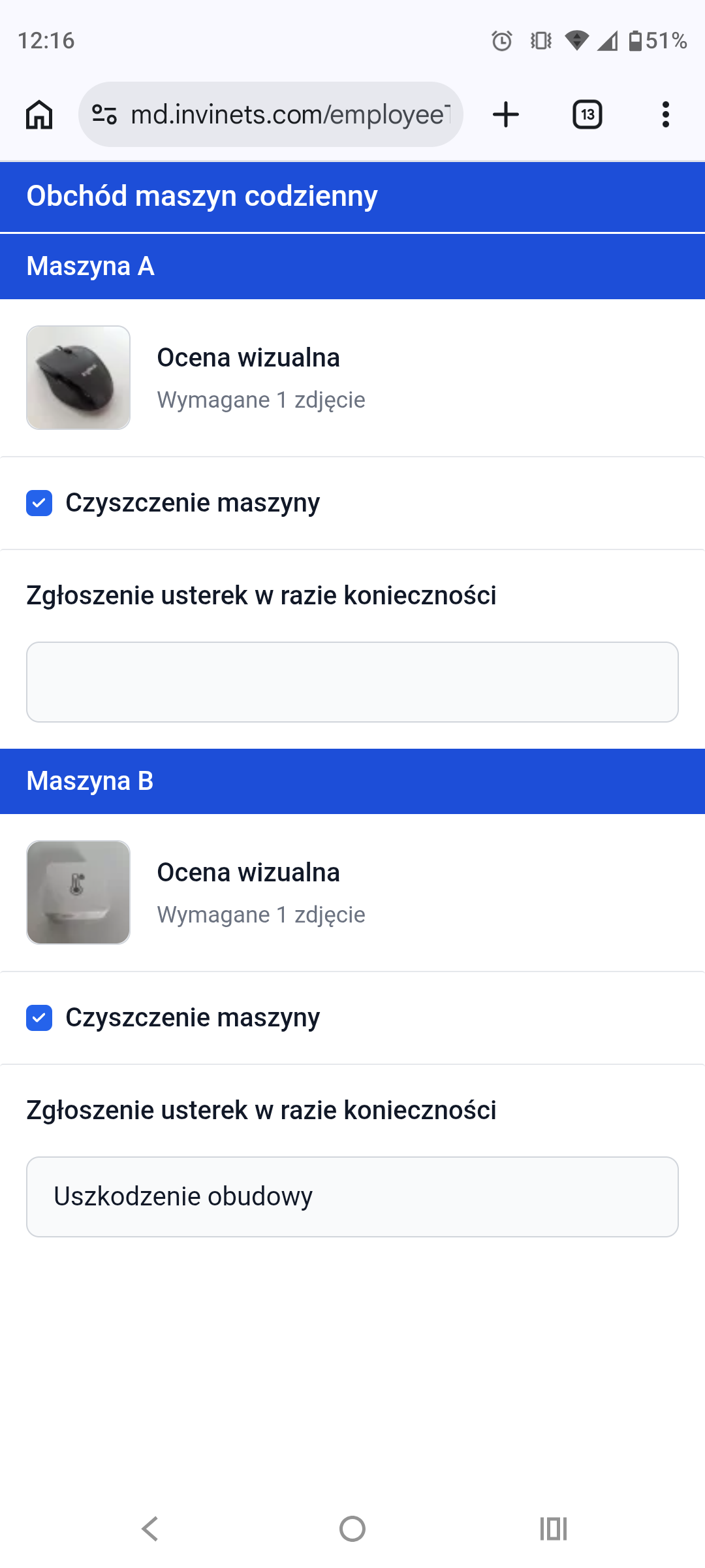 Miniatura – widok pracownika